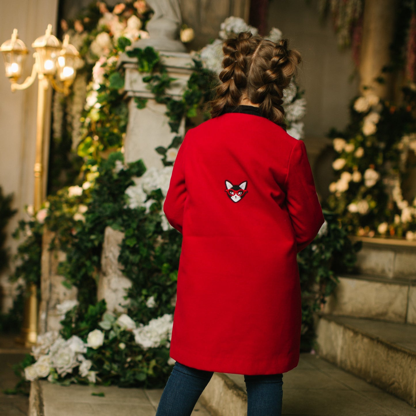 Cats Coat in Red
