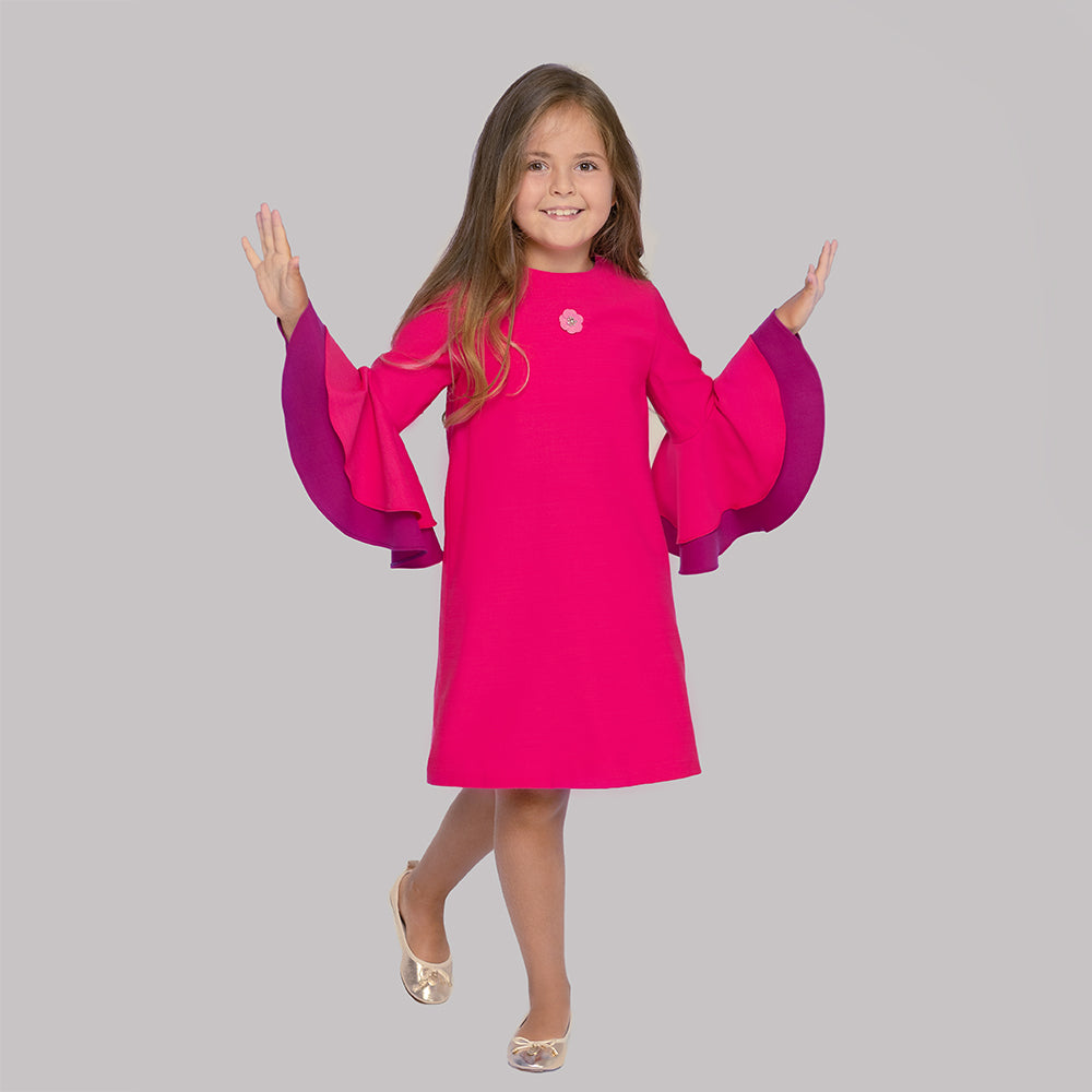 Elegant Dress in Magenta