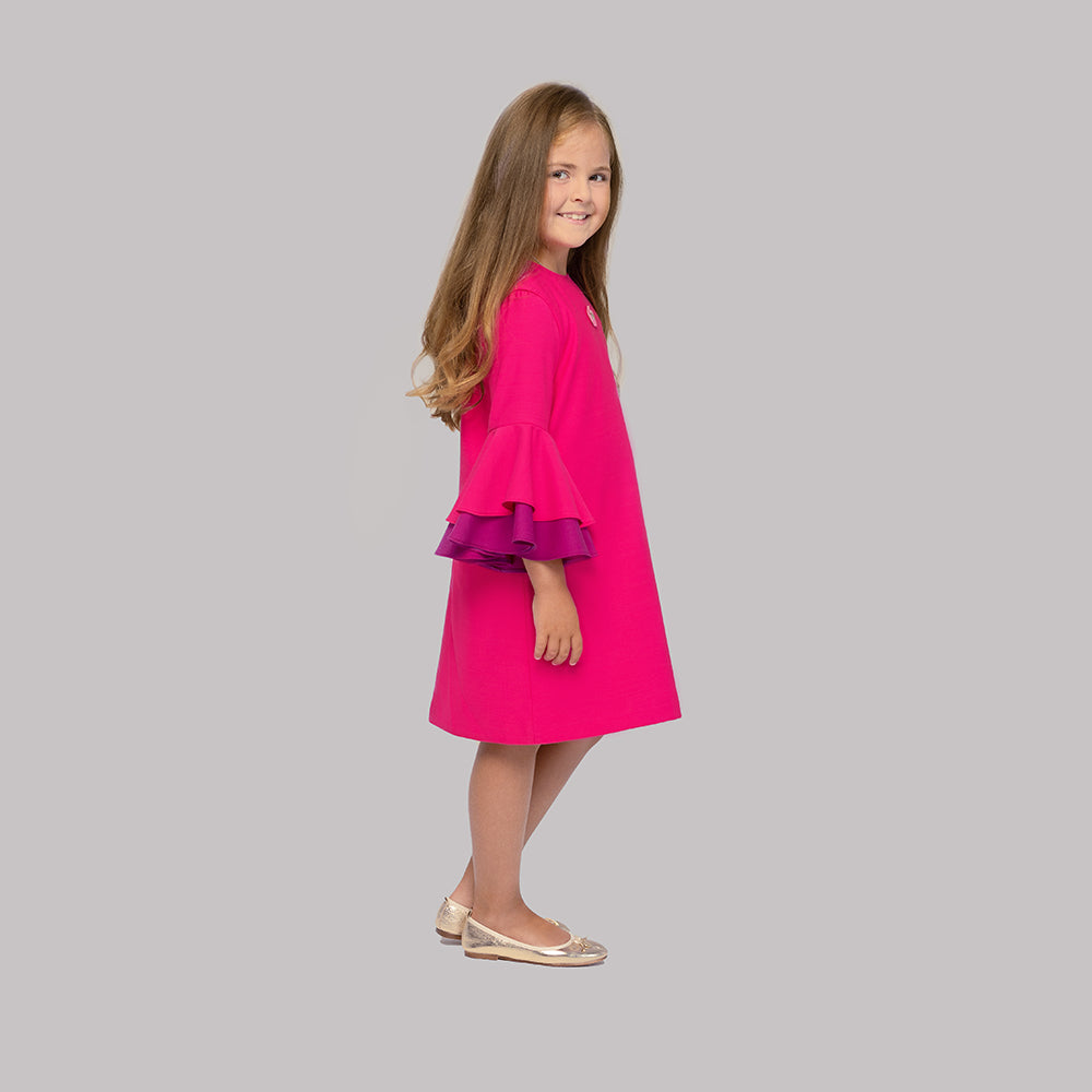 Elegant Dress in Magenta