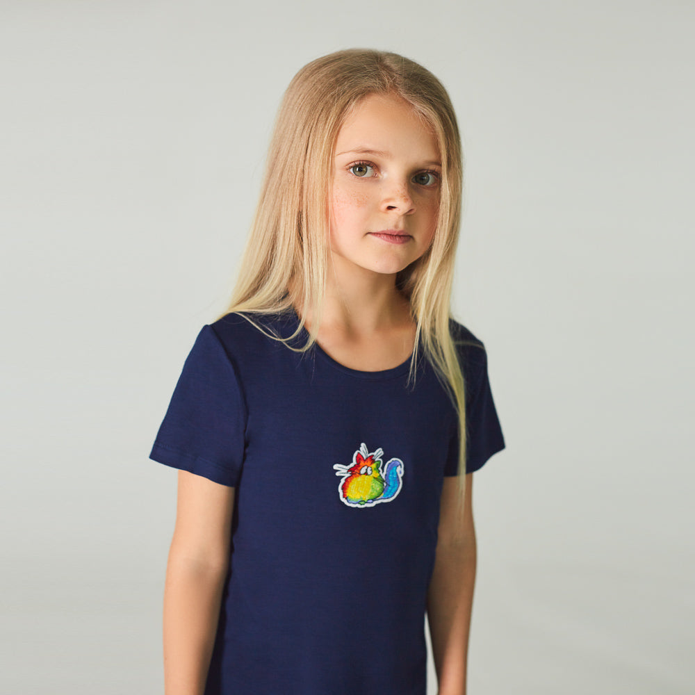 Cat T-Shirt in Blue