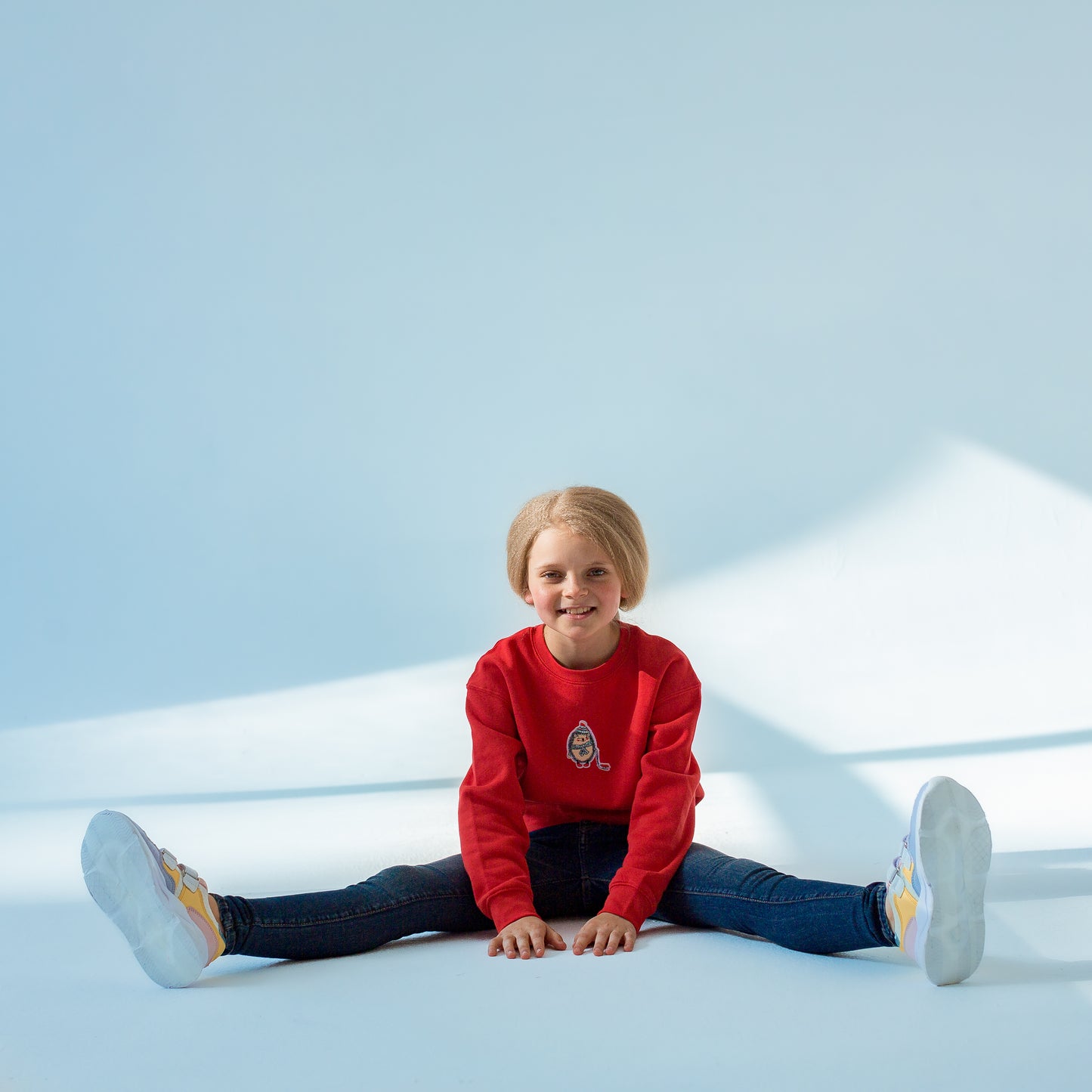 Headgehog Sweatshirt in Red