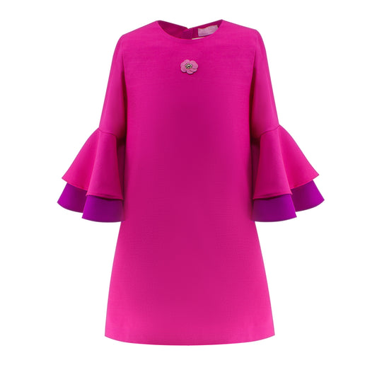 Elegant Dress in Magenta
