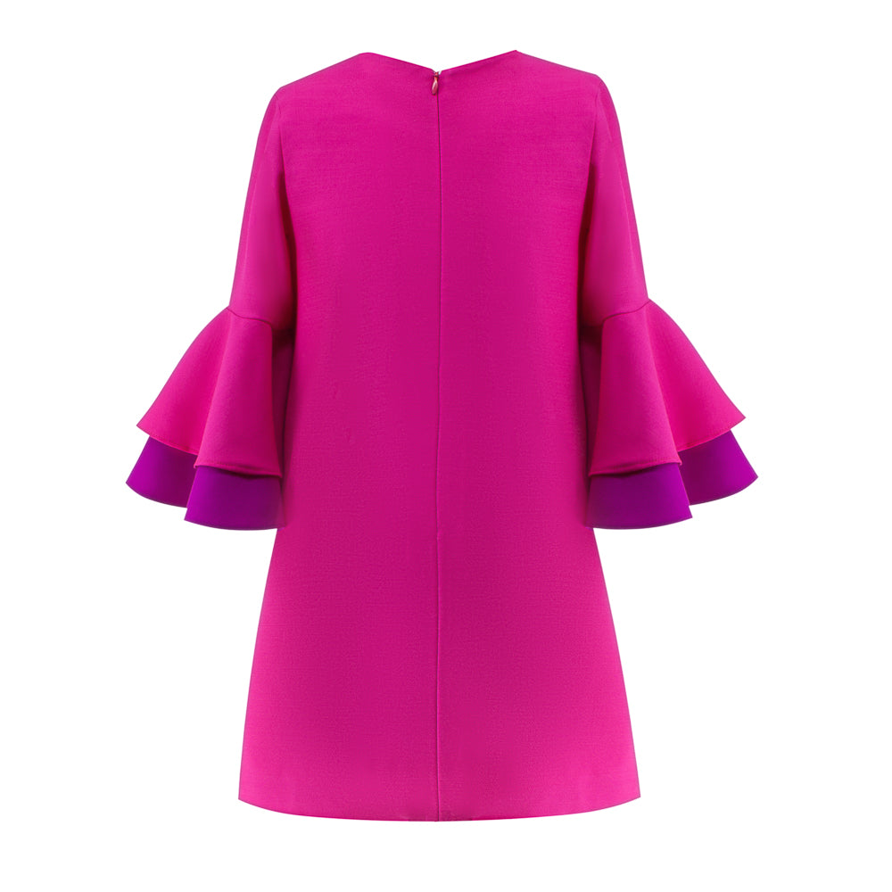 Elegant Dress in Magenta