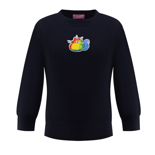Cat Sweatshirt in Blue