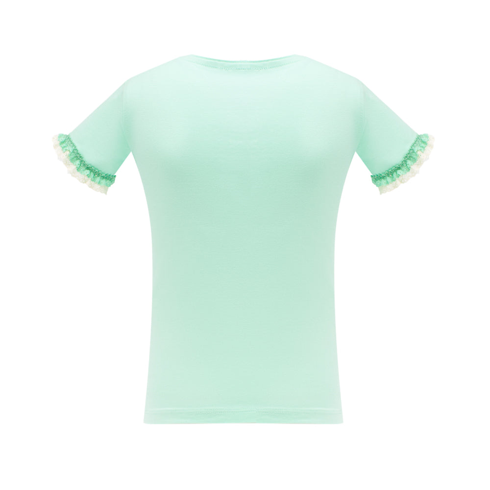 Pretty Flower T-Shirt in Mint