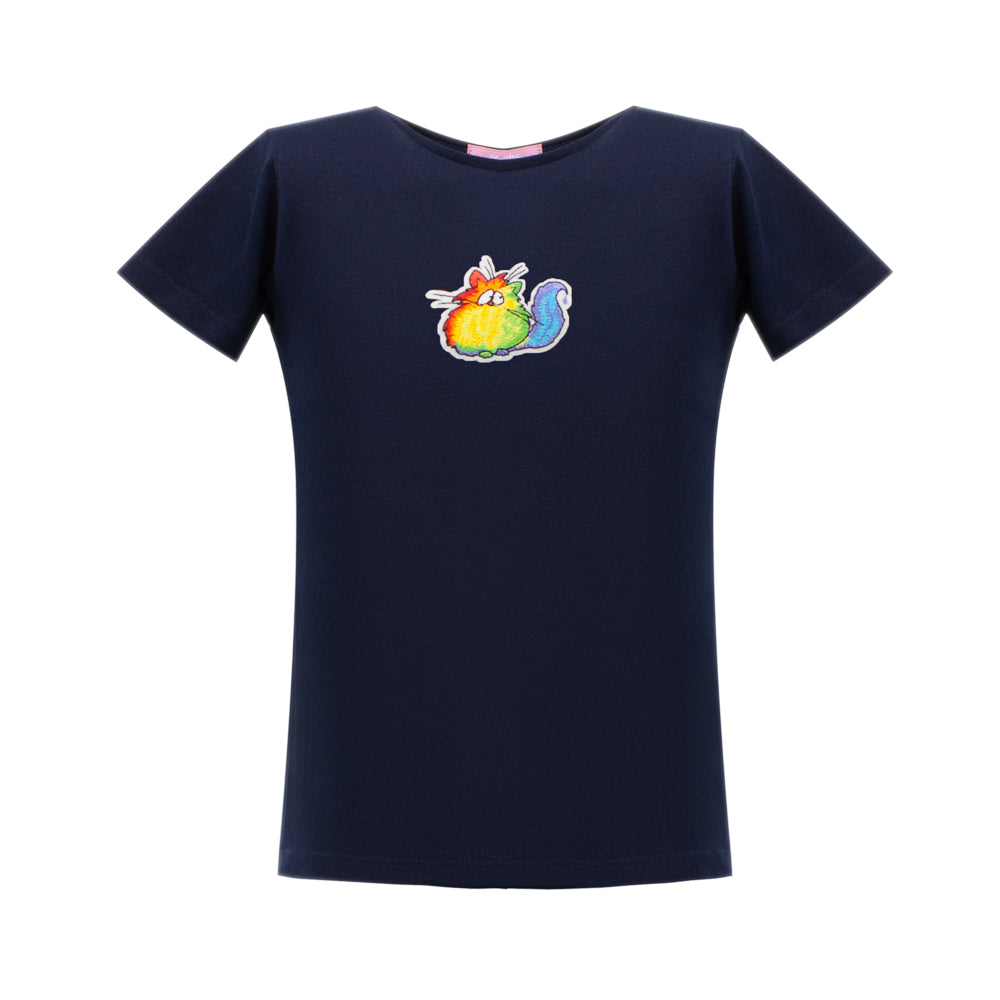 Cat T-Shirt in Blue