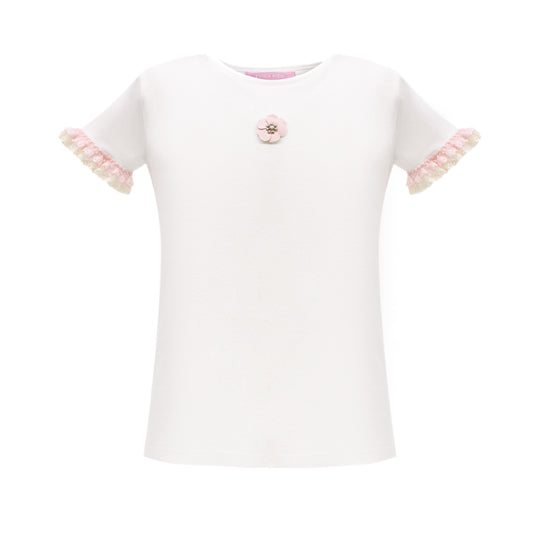 Pretty Flower T-Shirt in White