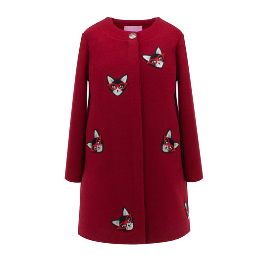 Cats Coat in Red
