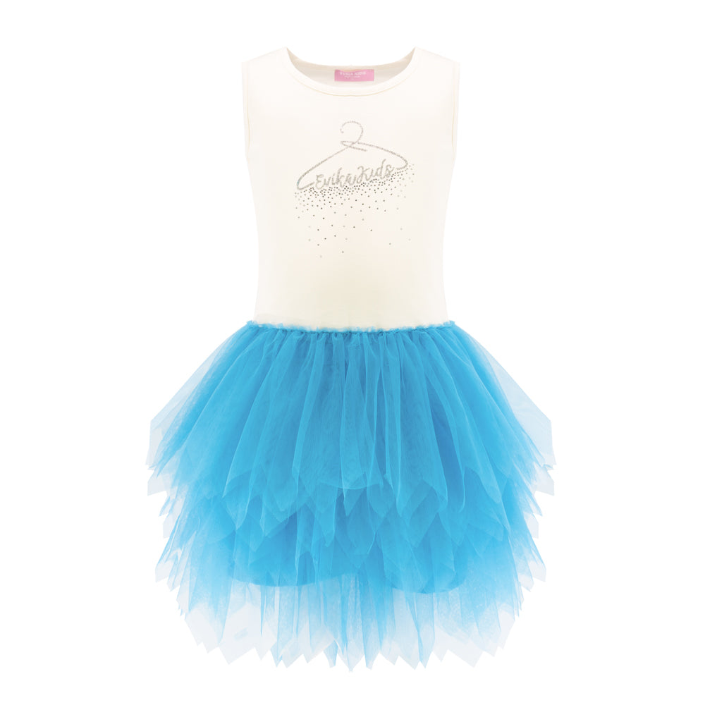 Rhinestones Detailing Tutu Dress