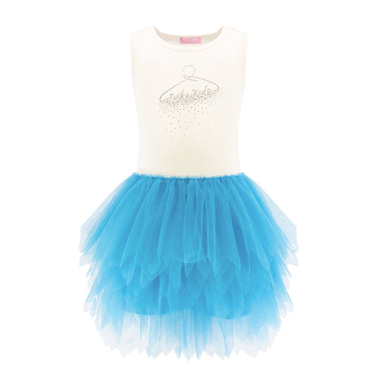 Rhinestones Detailing Tutu Dress