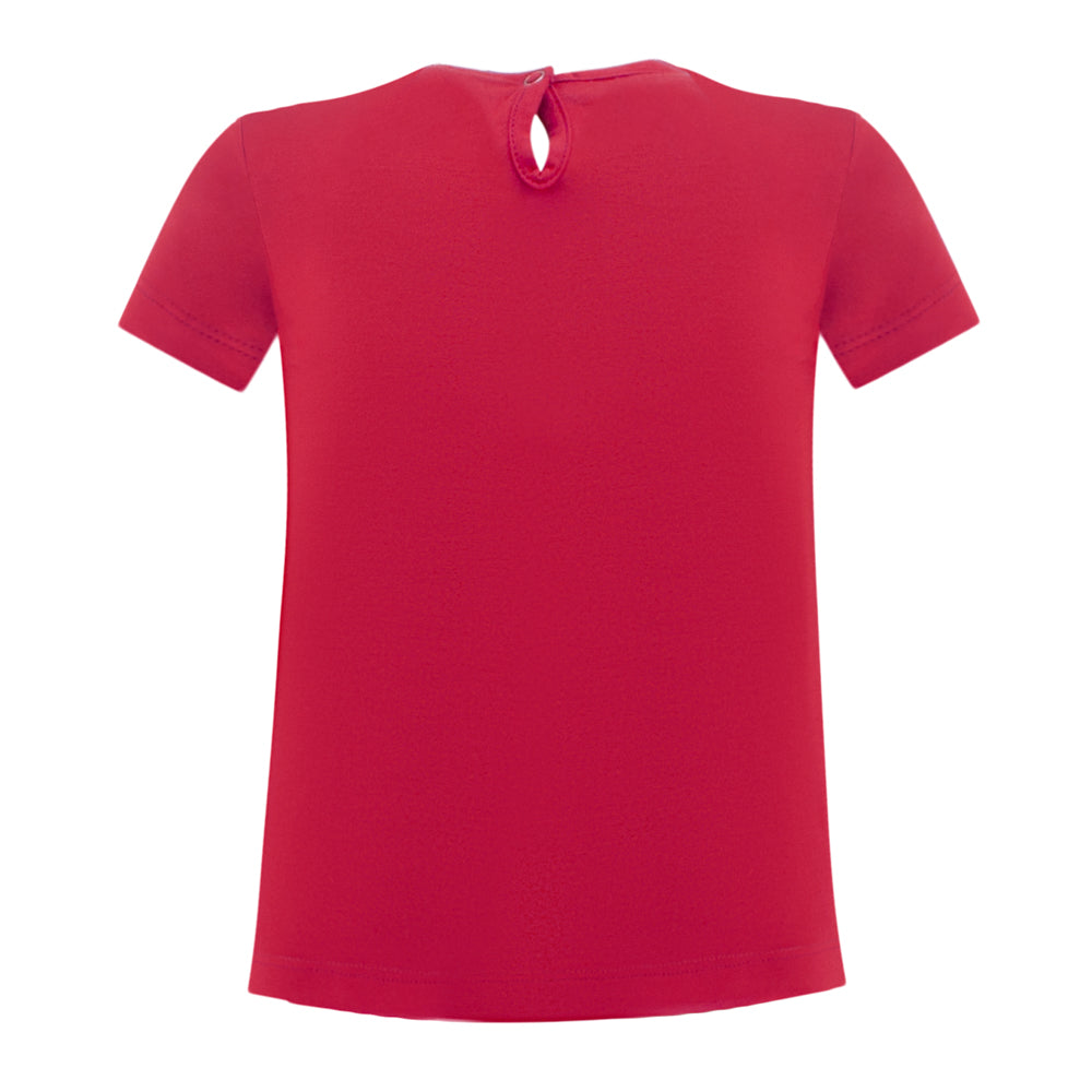 Black Cat T-Shirt in Red